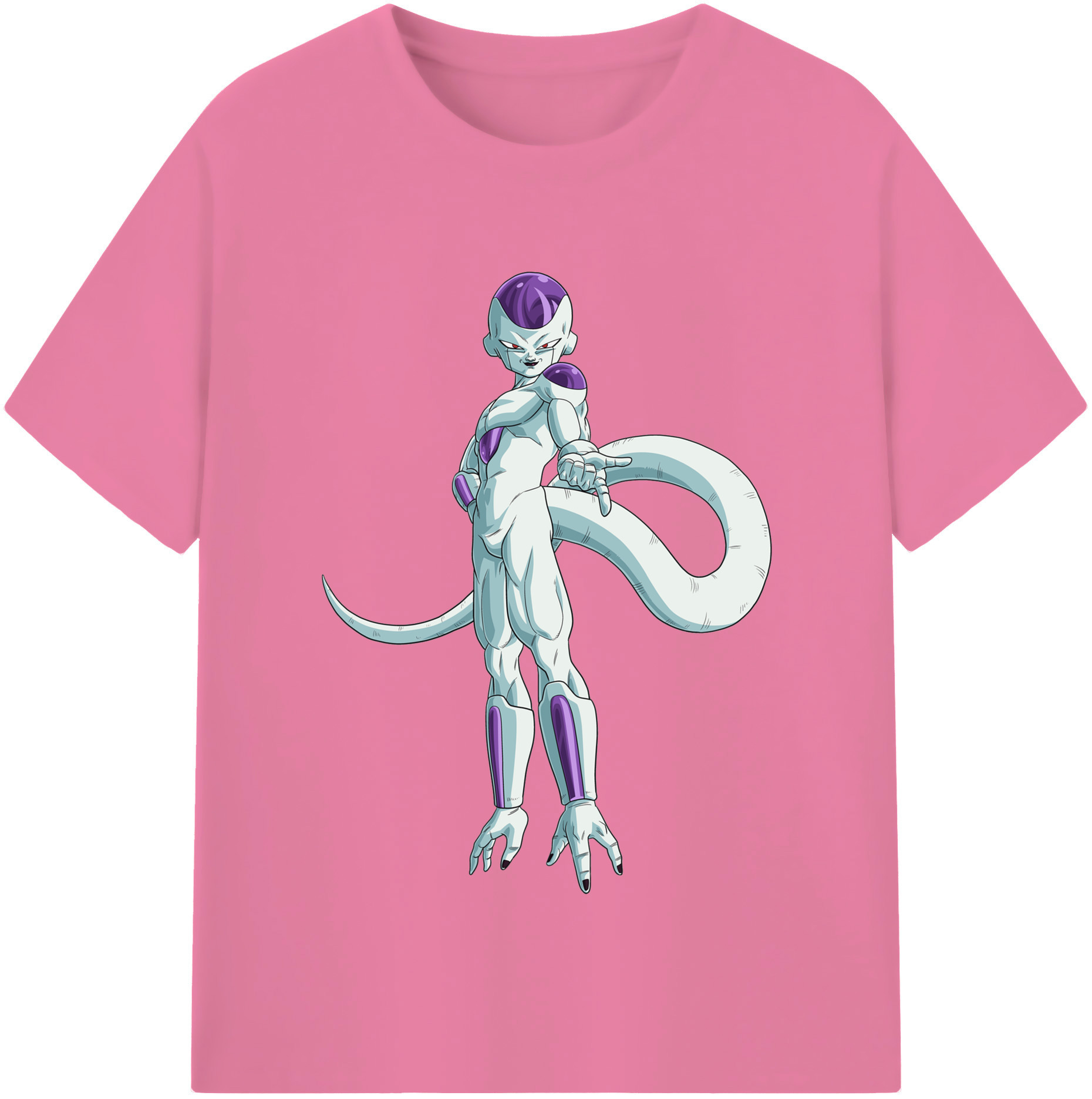 （画像用） ドラゴンボール フリーザ DRAGON BALL Frieza 綿100％半袖Tシャツ（フロントプリント）